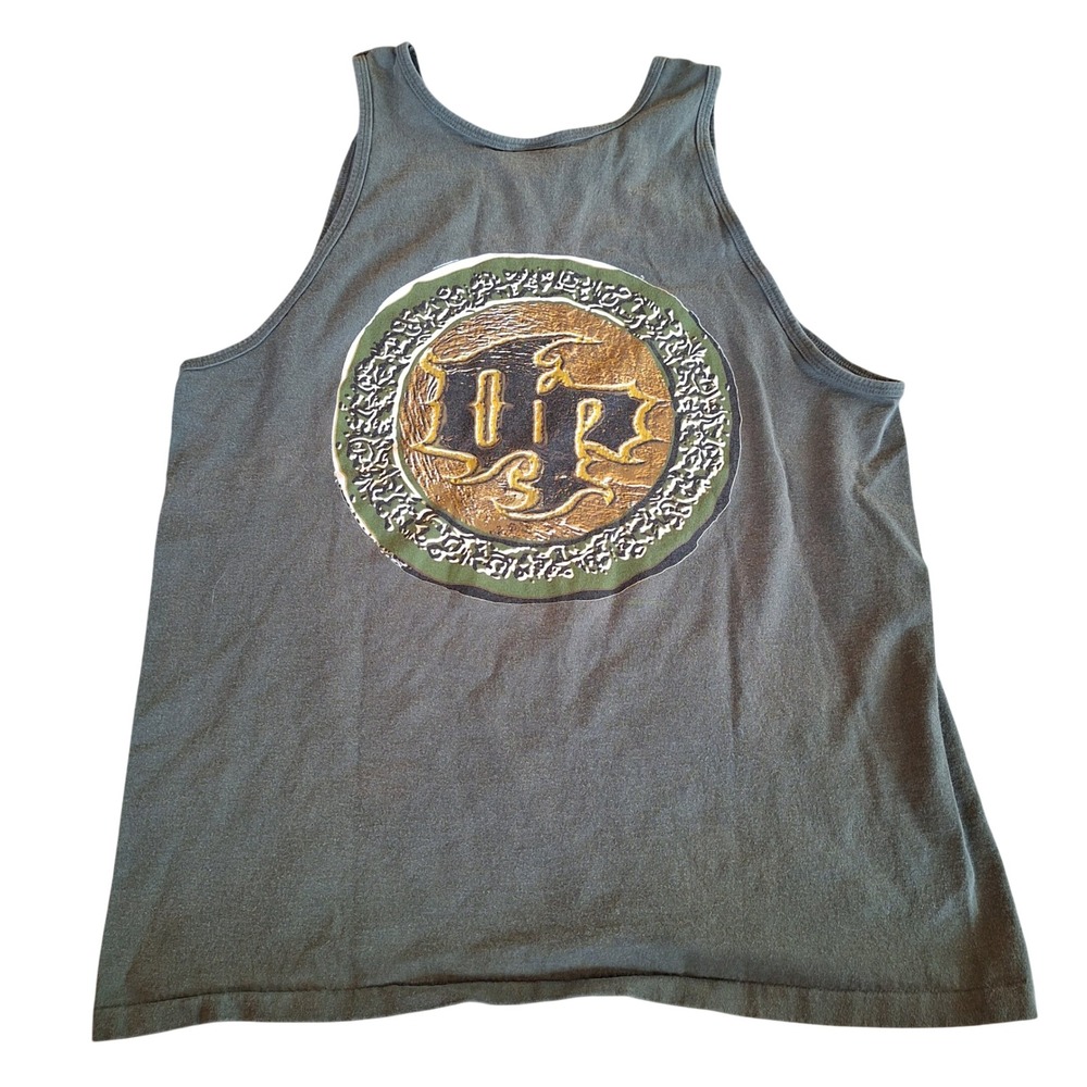 Ocean Pacific Op Vintage Tank Top Single Stitch Double Sided Logo USA Large